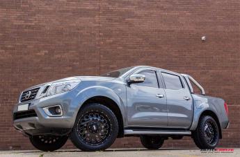 NISSAN NAVARA GD03 GLOSS BLACK MILLED ACCENTS